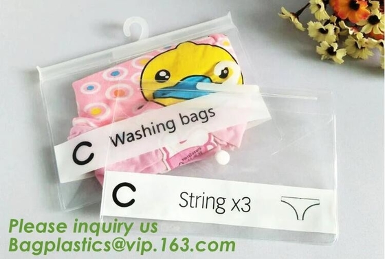 hanger bag with zip lock on the top,Frosted Zip lockkk bag EVA PVC hanger bag for clothes, EVA frost drawstring bag, Froste