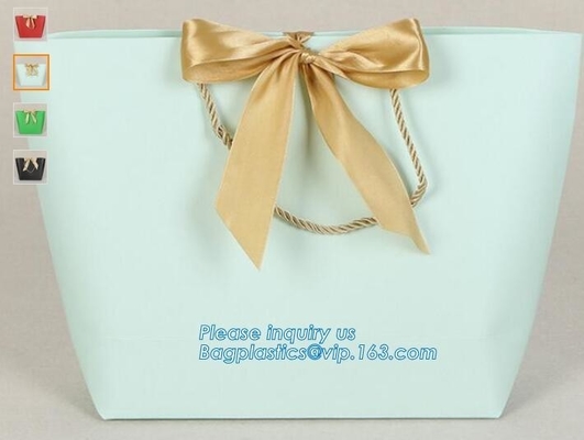 Luxury Kraft Paper flower bag paper with handle, flower carrier bag,PaperGiftBagsCarrierParty Paper Gift Shopping Bag