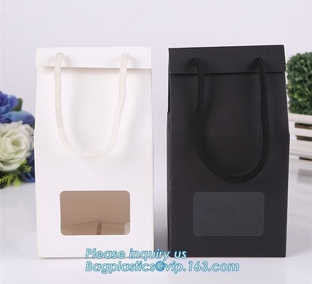 Wholesale Custom High-end luxury carrier bag shipping paper bag with Rope Handles,Retail Boutique Gift Carrier Packaging