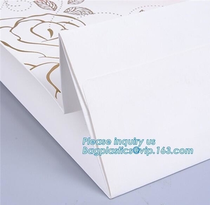 Promotion Custom Private Label Luxury Carrier Packing Hair Salon Paper Bag With Logo,Ribbon Handle Gift Carrier Custom M