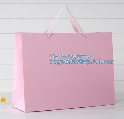 Very Strong & Luxury Paper Gift/Carrier Bag Pack of 50,Apparel Handle Paper Carrier Bag,luxury paper carrier bags for UK