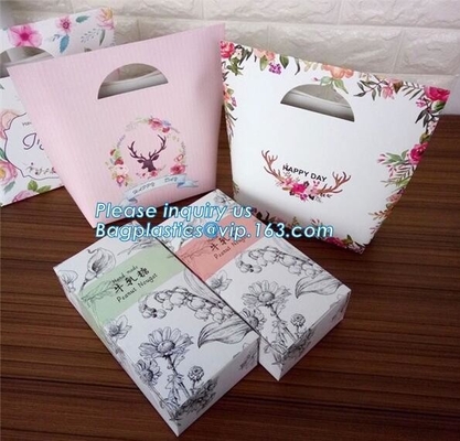 250g Custom Printed Luxury Gift Shopping Big Strong Paper Bags,Eco-friendly manufacture whole sale flower paper carry ba