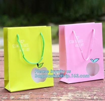 carrier bags with Spot UV, luxury retail gift bags with lamination,Fancy Customized 2 Colors Printed Luxury Paper Shoppi