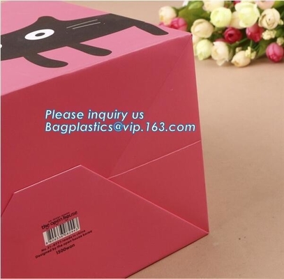 Luxury Paper Gift Carrier Shopping Bag Party Bag with Handles,printed paper carrier bag for apparel shopping bag, bageas