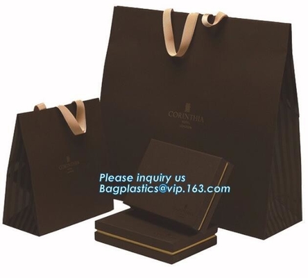 fashion design boutique shopping bagshihg quality luxury carrier bag/pp non woven lamination bag,Printed Packaging Paper