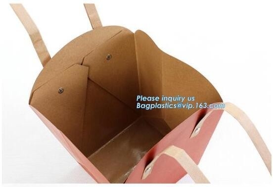 Paper Bag Manufacturer OEM Best Quality CMYK Colored Kraft Paper Gift Bag Flower Carrier Bags，customized flower carrier