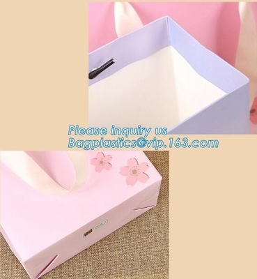 Luxury High-End Super Soft Double Pet Cat Dog House for Sale,Logo Luxury Blue Gift Shopping Carrier Paper Bag With PP Ha