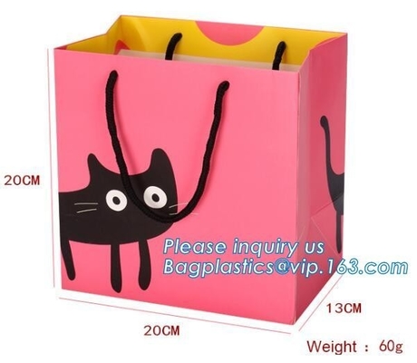 Factory hotsell luxury gift paper bag/custom printed shopping paper bag with ribbon,handmade paper packaging bags with l