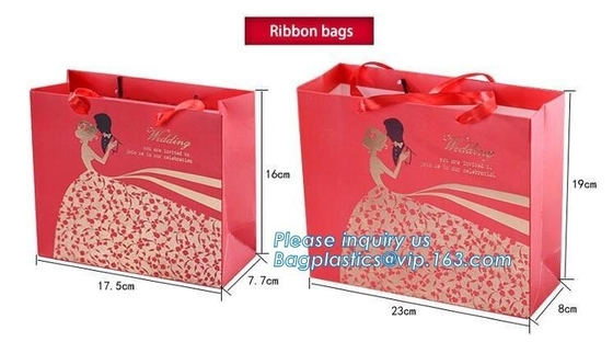 luxury laminated bags are made from high quality coated board with a reinforced top and base to offer added strength and