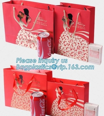 luxury laminated bags are made from high quality coated board with a reinforced top and base to offer added strength and