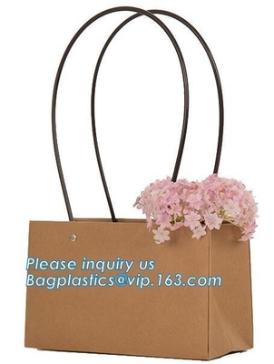 Flower Eco Retail Packaging Decoration Gift Flower Kraft Wedding