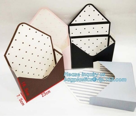 Free Design!! Free Sample!!! flower carrier bag transparent window paper bag valentine's gift clear window bags sample f