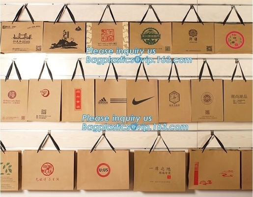 Customized Cut Printed Coated Paper Shopping Bag with Matt Lamination