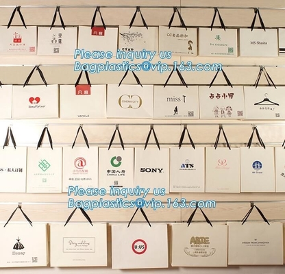 Customized Cut Printed Coated Paper Shopping Bag with Matt Lamination