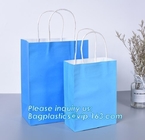 Brown Eco Retail Packaging Customized Paper Shopping EN13432 Certification