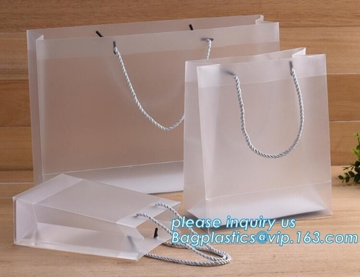 Recyclable Reusable Recycled Biodegradable Grocery Shopping Carry Bags Thick PP Hard Plastic Shopping Bags Jewelry Pack