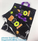 china product printing design foldable clothes plastic carry bag/custom ldpe die cut handle clothing packaging plastic b