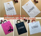 Retail Shopping Bags For Goodie Bags, Party, Stores, Boutique, Clothes, Reusable Plastic Bags With Soft Loop Handle