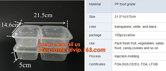 Fast food container disposable take away plastic lunch box,Avocado Onion Tomato vegetable food fresh Saver Plastic Stora