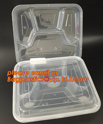 Supermarket display wholesale storage fruit food defrosting plastic tray,manufacturer supply bpa free reusable 3 compart