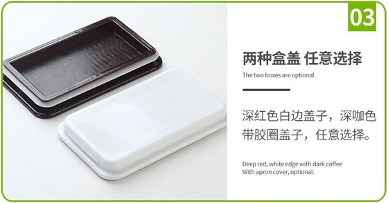 Rigid Pp Eco Friendly Dinnerware Storage Box Rigid Plastic Boxes