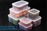 Factory direct sale pp plastic food storage canister set food preservative box,Plastic home usage fresh food storage box