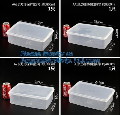 Factory direct sale pp plastic food storage canister set food preservative box,Plastic home usage fresh food storage box