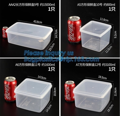 Factory direct sale pp plastic food storage canister set food preservative box,Plastic home usage fresh food storage box