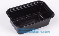 Wholesale 3 Compartment Take away Microwave PP High Quality food container Plastic Prep Meal disposable bento box with l