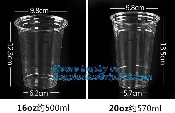 Elegant Shape Drinking Straw Promotional Cups With Straws Single Wall Plastic Cup,double wall custom plastic cups no min