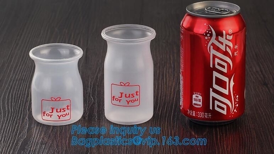 Food Packaging Disposable Various PP Yougurt Cup,flexo printing for frozen yogurt yougurt cup,Plastic Yougurt Cup With C