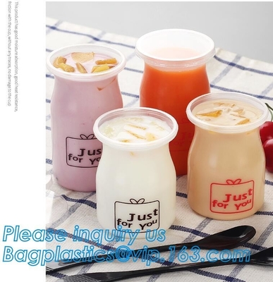 Food Packaging Disposable Various PP Yougurt Cup,flexo printing for frozen yogurt yougurt cup,Plastic Yougurt Cup With C