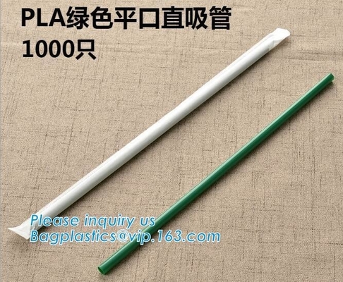 Disposable Plastic Compostable Straw Biodegradable Flexible PLA Drinking Straw Wholesale,Eco-Friendly Biodegradable Comp