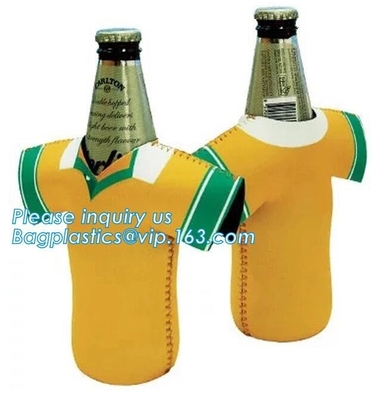 OEM Eco Friendly Dinnerware Christmas Wine Bottle Covers For Paty Wine Dress Up Bag