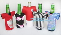 OEM Eco Friendly Dinnerware Christmas Wine Bottle Covers For Paty Wine Dress Up Bag