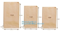 Heat seal pouch&amp;kraft paper plastic bread packaging bag,Portable High Quality Craft Paper Bread Bags, BAGEASE PACKAGE