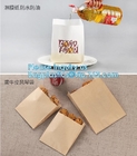fried chicken hamburger fast food packaging wrapped bag plastic paper wholesale disposable custom printing,Deli food pac