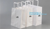 Custom Kraft Paper Twisted Handle Shopping Carrier Bag With Logo Printed,kraft paper shopping bag with handle, bagease