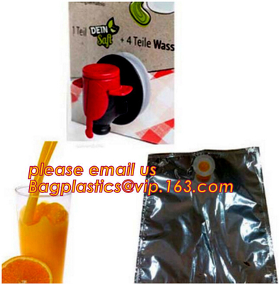 Aseptic Soap Milk Juice Water Red Wine Pack Plastic Bag In Box 5 L With Spout Tap,2L 3L 5L plastic valve wine bag in box