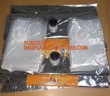 Laminated aluminum bib wine bag in a box 20l liquid packaging wholesale,bag in box factory plastic tap bag in box BAGEAS