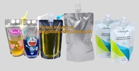 spout Bag good for packaging liquids 16.9oz 5.3 x 8.9 inch,Liquor Pouch Drinking Flasks, Reusable Liquid Spout Bag, BPA