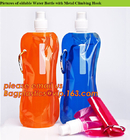 Outdoor Travel Camping Sports Folding Foldable Collapsible Plastic Water Bottle Bag,Promotional/Camping/Climbing/Picnic/