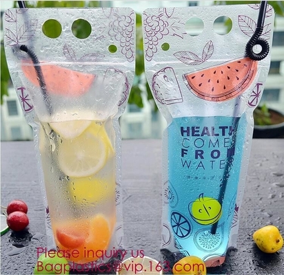 Biodegradable Liquid Packaging Leakage Proof Pouch Custom Custom 1 Gallon Water Bag Foldable Sports Drinking Water Bag