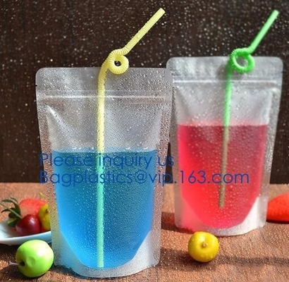 Biodegradable Liquid Packaging Leakage Proof Pouch Custom Custom 1 Gallon Water Bag Foldable Sports Drinking Water Bag