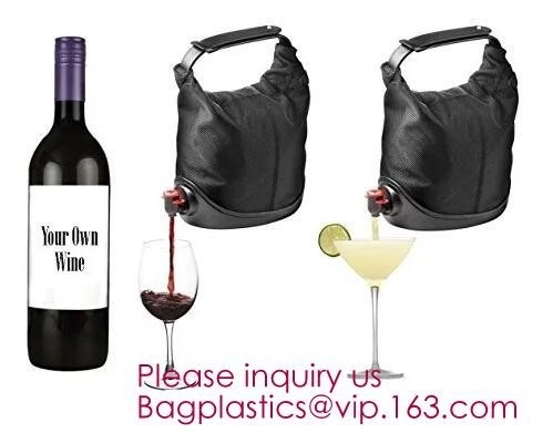 Aluminum foil wholesale spout liquid wine bag in box with packaging,Bag in Box packaging with valve and spout/Unique bag