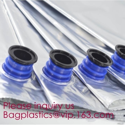 butterfly valve box bag/juice plastic BIB bag in box/wine dispenser made in China,dispenser laminated aluminum bib bag i