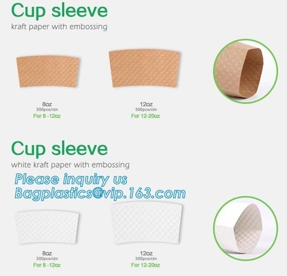 Economical 8oz Disposable Custom Paper Coffee Cup,Hot selling beverage paper cups,cup sleeve,custom paper coffee cup sle