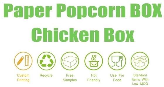 POPCORN PAPER BOX, POPCORN CUP, CHICKEN BOX, CUSTOM BRANDING,24OZ, 32OZ,46OZ,TAKE OUT PACKAGE, KRAFT PAPER CUP, LID, PAC