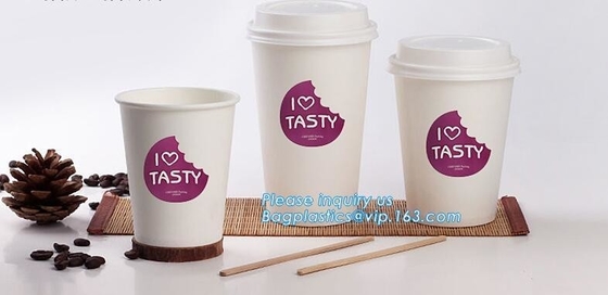 Wholesale Customized hot drink printed single wall paper cup blank price disposable coffee paper cup BAGEASE, PACKAGE