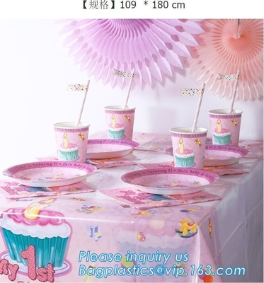 Plastic PVC Transparent Round Table Cover Cloth,party table cover plastic tablecloth,Heavy Duty Disposable Plastic Table